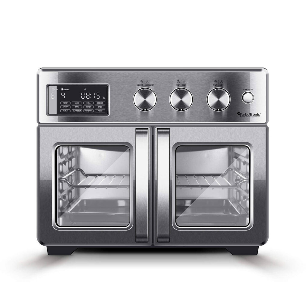 TurboTronic AFD32 Airfryer XXL Oven Dubbele Deur 32 Liter Div