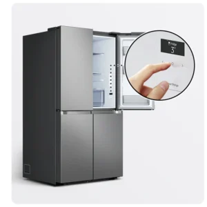 Samsung Series 9 RF65DG960ESR/EU Amerikaanse Koelkast | French Door Style | SmartThings | met Beverage Center™ | 646Liter | Mat RVS | Energielabel F kopie