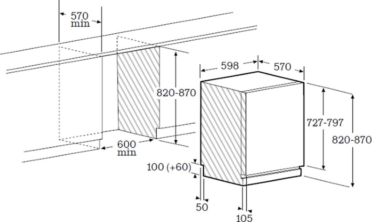 Scholtes SODV9610F Inbouwvaatwasser | 14 couverts | Automatische deuropening | 7 prog. | 44 dB | Energielabel D Gebruiksaanwijzing Frans. - Afbeelding 2