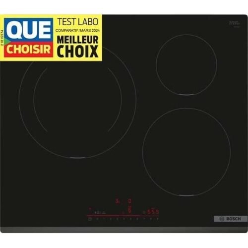 BOSCH PIJ631HB1E Inductiekookplaat | Inbouw | 3-pits | Powerboost | ToucSelect | 60 cm | Zwart