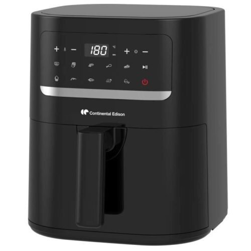 Continental Edison FRSH1400B Airfryer | Olievrije heteluchtfriteuse | 4,5 L | 1400W | Zwart - Afbeelding 3