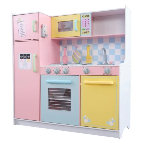 KidKraft 53181 Grote Houten Pastel Kinderkeuken | Recht model | Pastel Kleuren - Afbeelding 17