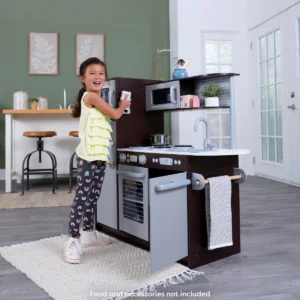 KidKraft 53260 Uptown Espresso Houten Speelkeuken | Recht model | Espresso