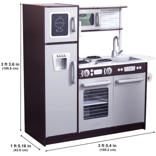 KidKraft 53260 Uptown Espresso Houten Speelkeuken | Recht model | Espresso - Afbeelding 12