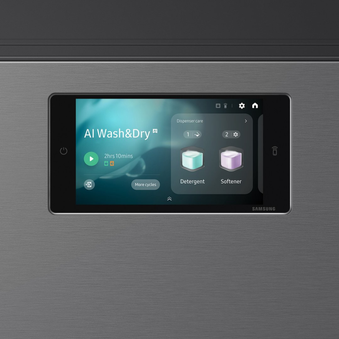 Samsung | WD18DB8995BZT1 | Bespoke AI Laundry Combo™wasdroogcombinatie | zwart | Label A - Afbeelding 3